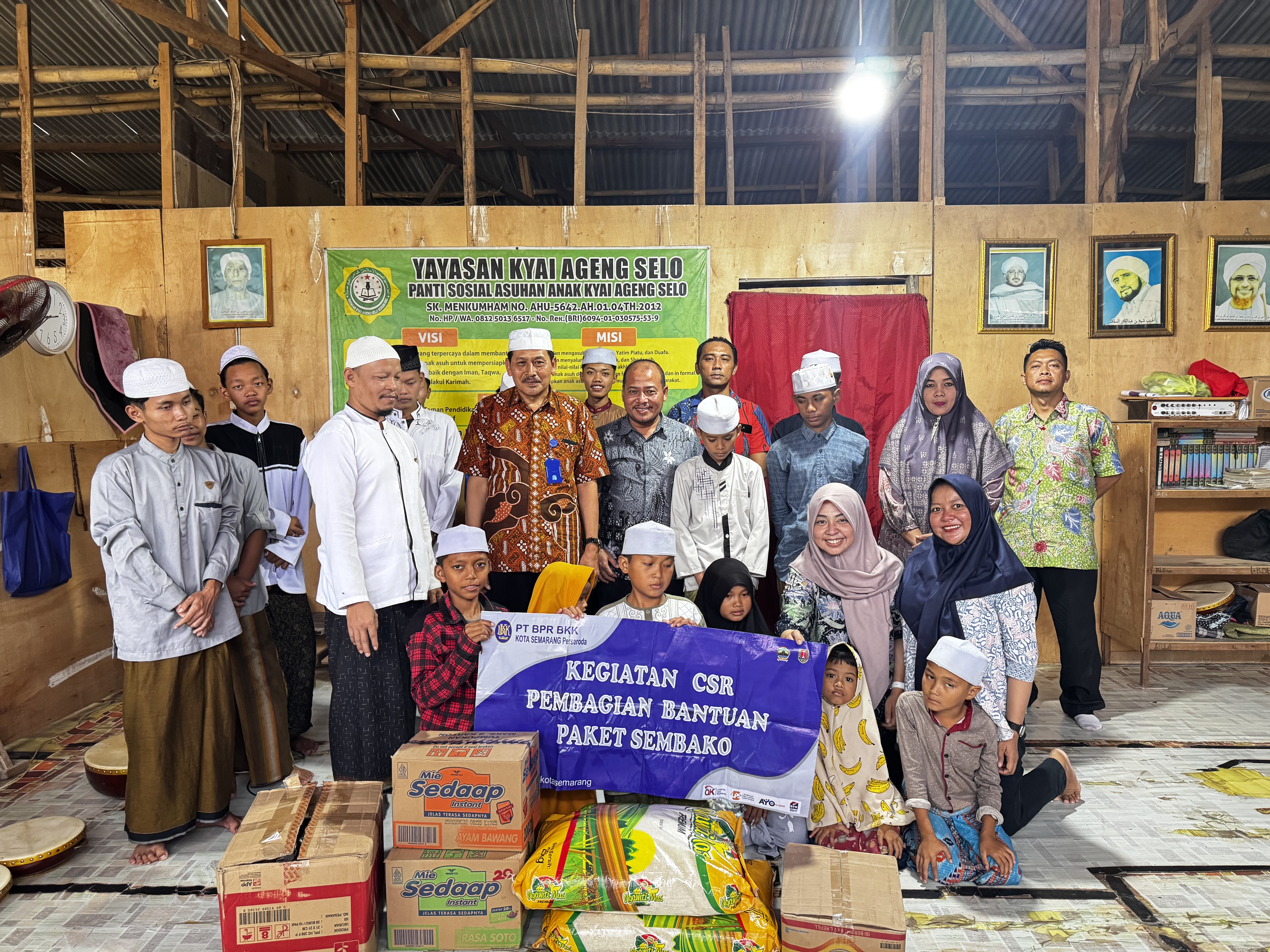 Bantuan Sembako dan Panti Asuhan Ki Ageng Selo Bangetayu