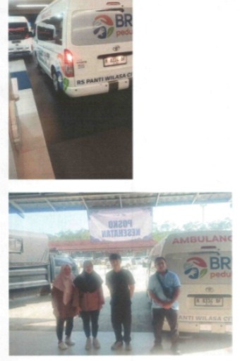 Tim Kesehatan di Rest Area Agro Km 445B Tol Solo - Semarang